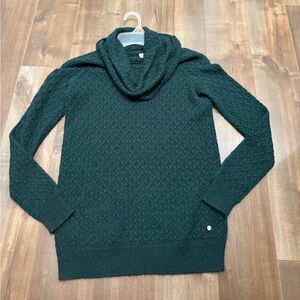 Twik Deep Green Cowl Neck Sweater